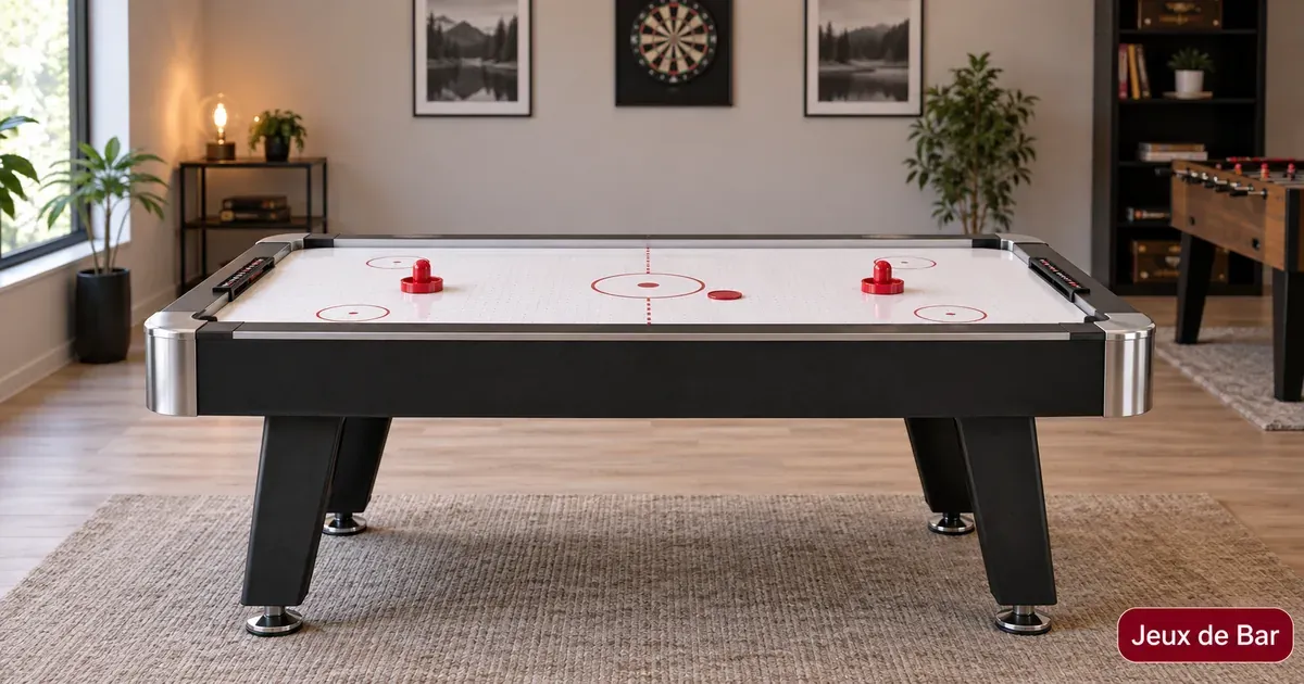 Air hockey de table