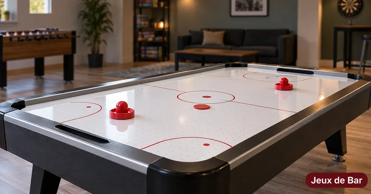 Palets et poussoirs air hockey