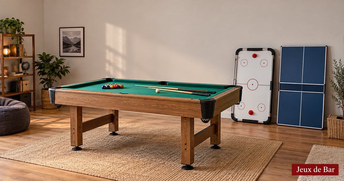 Table multi jeux : quelle choisir selon votre pièce