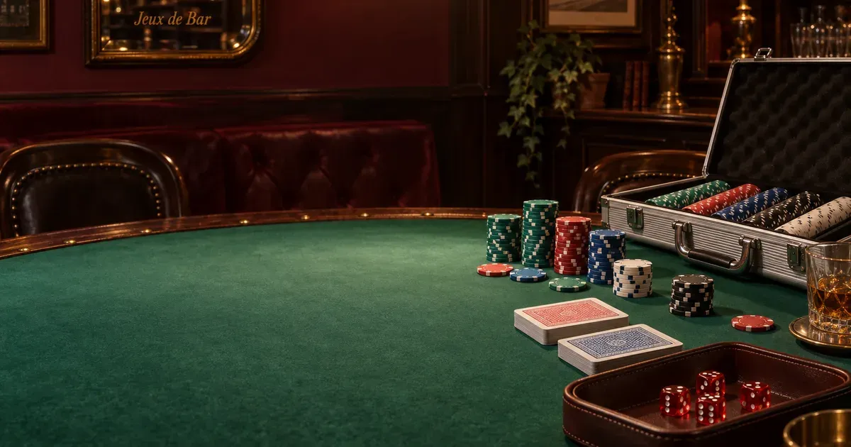 Poker, cartes et dés