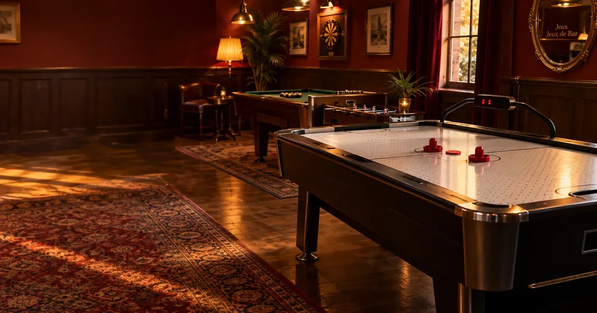 Air hockey et tables multi-jeux